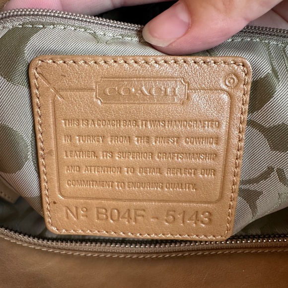 Pre-owned! Coach Hampton Vintage Large Carryall Tote In Brown No. B04F-5143 - Picture 14 of 15